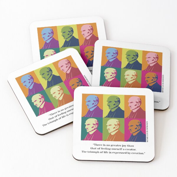 Item preview, pop art, pop art Henri Louis Bergson, Bergson, philosopher, quotes, There is no greater joy than that of feeling oneself a creator. The triumph of life is expressed by creation designed and sold by challengecafe.