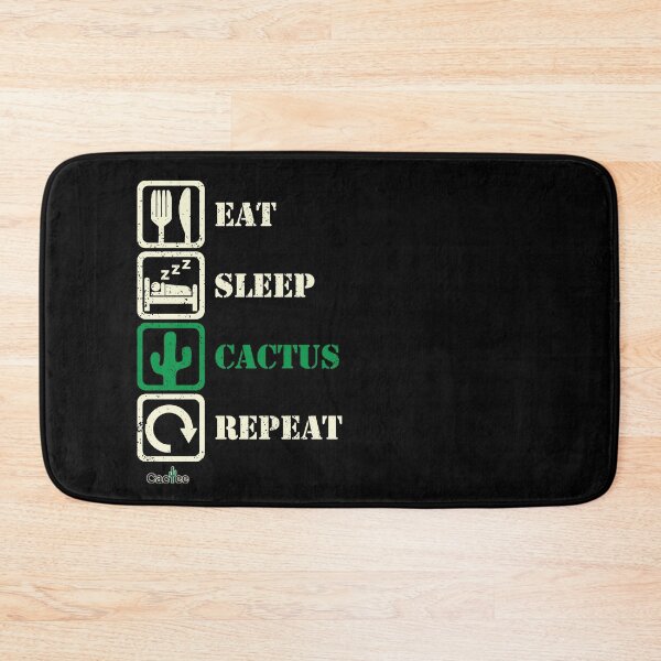 Item preview, Eat Sleep Cactus Repeat - Dark designed and sold by Cactee.