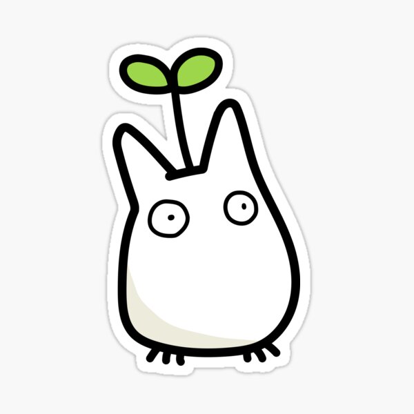 Sticker Totoro Redbubble Sticker Totoro Redbubble