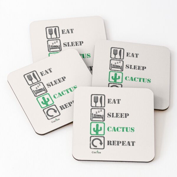 Item preview, Eat Sleep Cactus Repeat - Light designed and sold by Cactee.