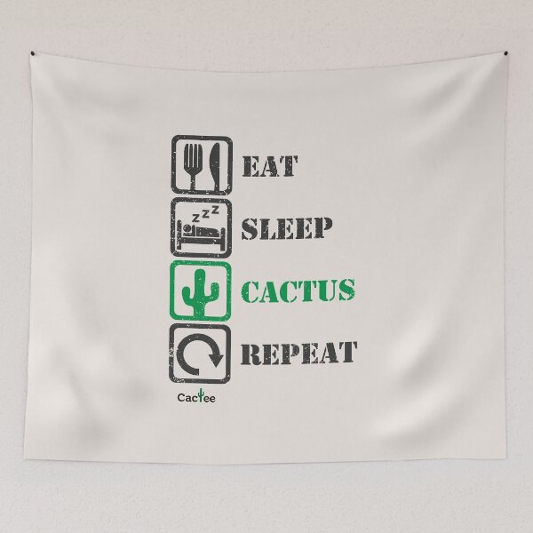 Item preview, Eat Sleep Cactus Repeat - Light designed and sold by Cactee.