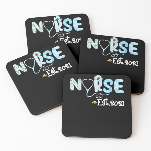 Item preview, Nurse Est 2021 Rn Nursing School Graduation Gift  designed and sold by mchargue12.