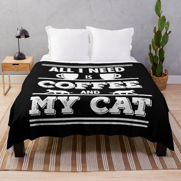 Item preview, All I Need Is Coffee And My Cat | Coffee Lovers | Cat Owners | Funny designed and sold by Minimalwiz.