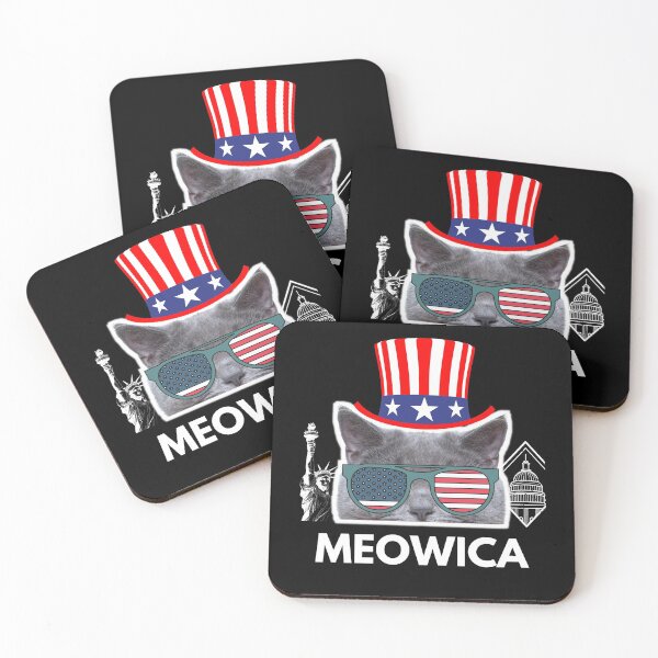 Item preview, Meowica (4th of July) designed and sold by i-longmanshop.