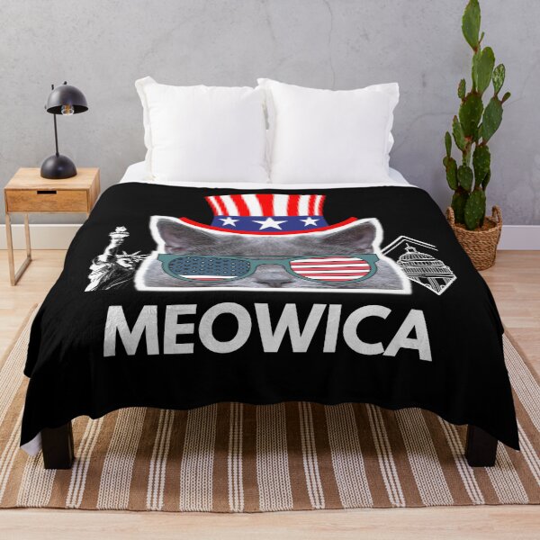Item preview, Meowica (4th of July) designed and sold by i-longmanshop.