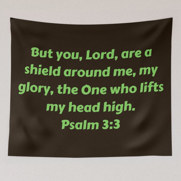Aperçu de l'œuvre Bible Verse Psalm 3:3 créée et vendue par Prayingwarrior.