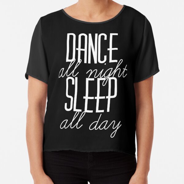 Camiseta Longline Música Eletrônica - Dance All Night, Sleep All Day ( –  Swedish Monkeys Store