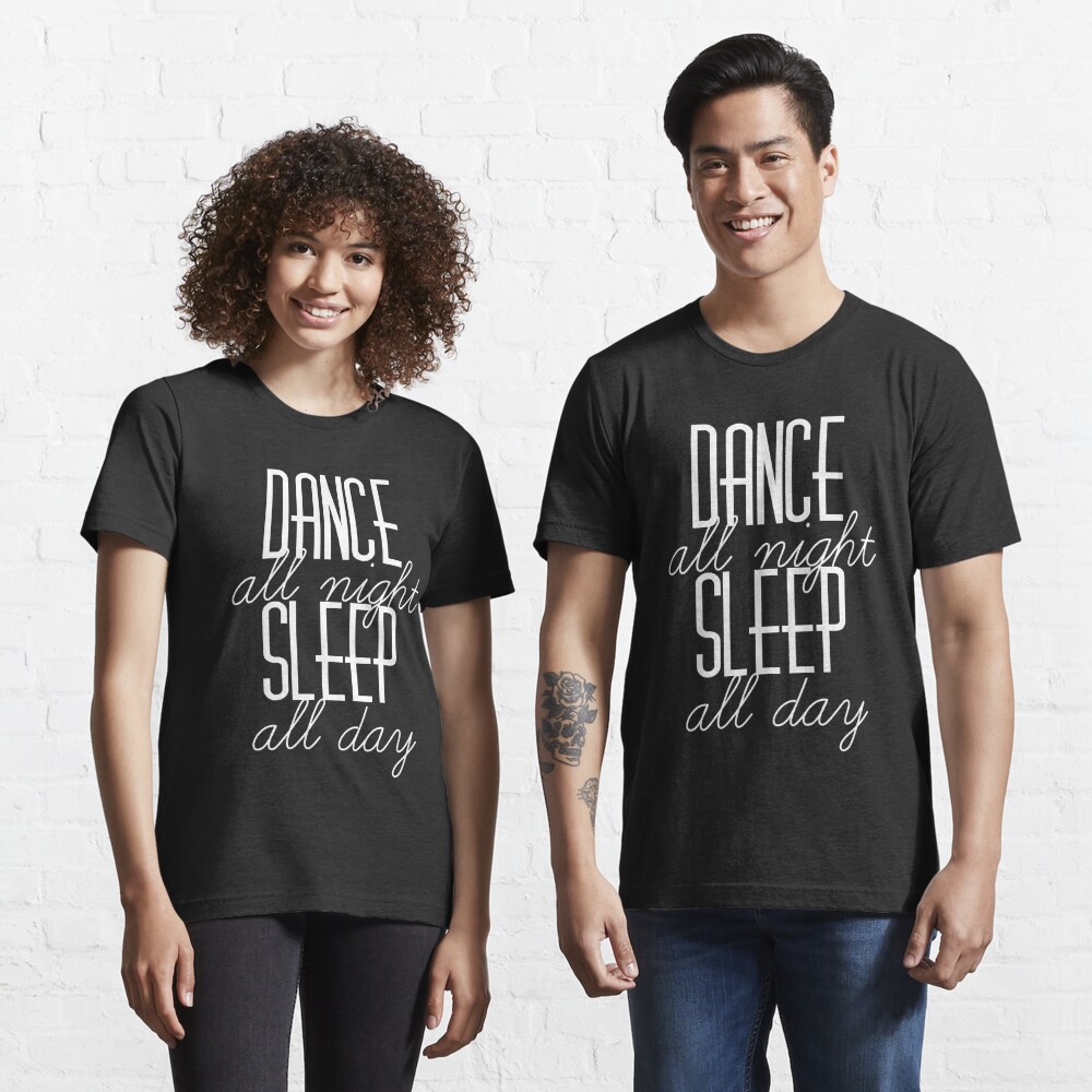 Camiseta Longline Música Eletrônica - Dance All Night, Sleep All Day ( –  Swedish Monkeys Store