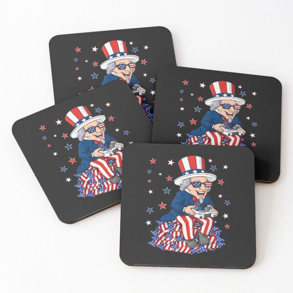 Item preview, Uncle Sam Game Controller 4th Of July Boys Kids Teens Gamer designed and sold by cindykz32bon.