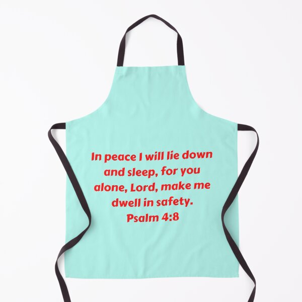 Aperçu de l'œuvre Bible Verse Psalm 4:8 créée et vendue par Prayingwarrior.