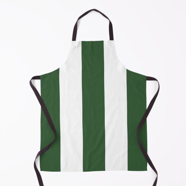 Item preview, Large PINE GREEN and WHITE Vertical STRIPES designed and sold by RachelMacht.