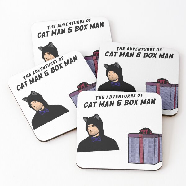 Item preview, Katie Thurston The Bachelorette Adventures of cat man and box man sticker pack designed and sold by Zummi.