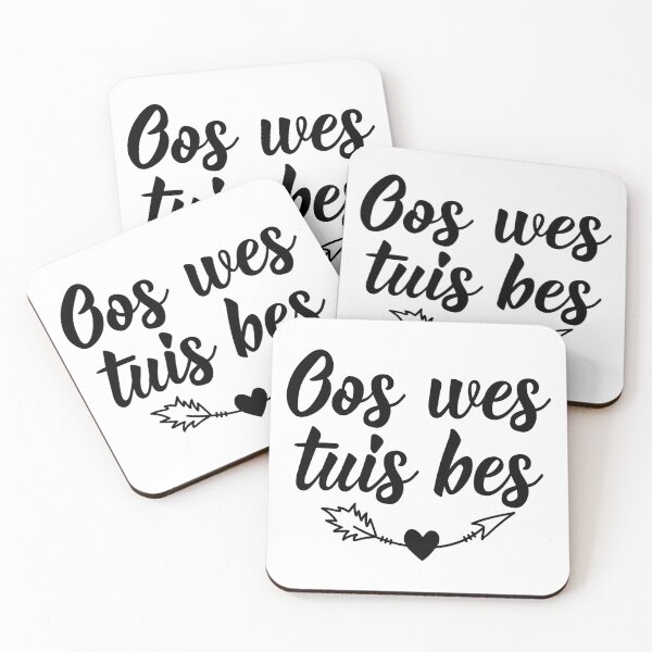 Artikelvorschau, Afrikaans-Text: Ost-West-Heimat ist am besten. Beschriftung. Oos wes tuis bes entworfen und verkauft von pidzam4e.