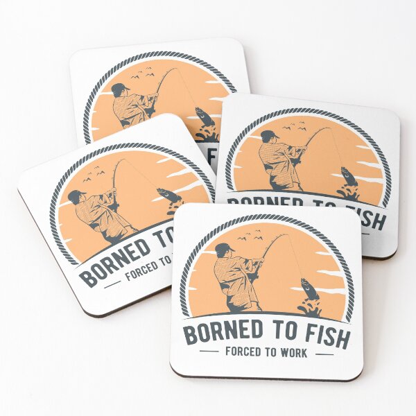 Item preview, Borned To Fish Forced To Work  designed and sold by roocky.