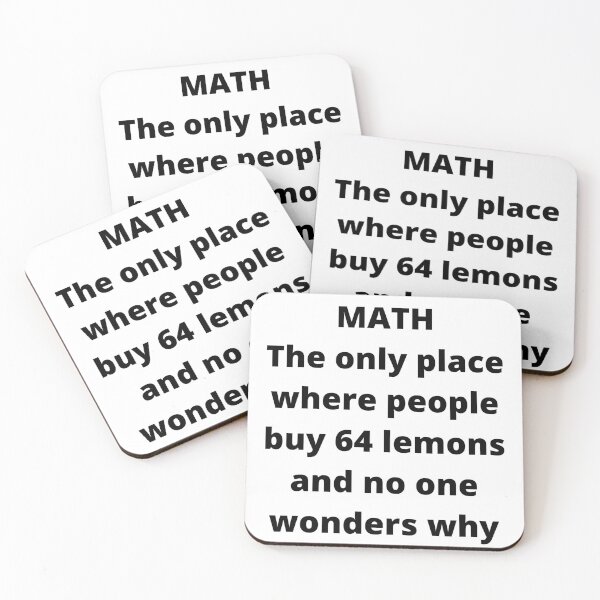 Item preview, Math and lemons designed and sold by Vionarodgers.