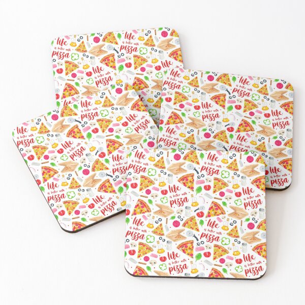 Item preview, Life is Better with Pizza designed and sold by KrisInStitches.