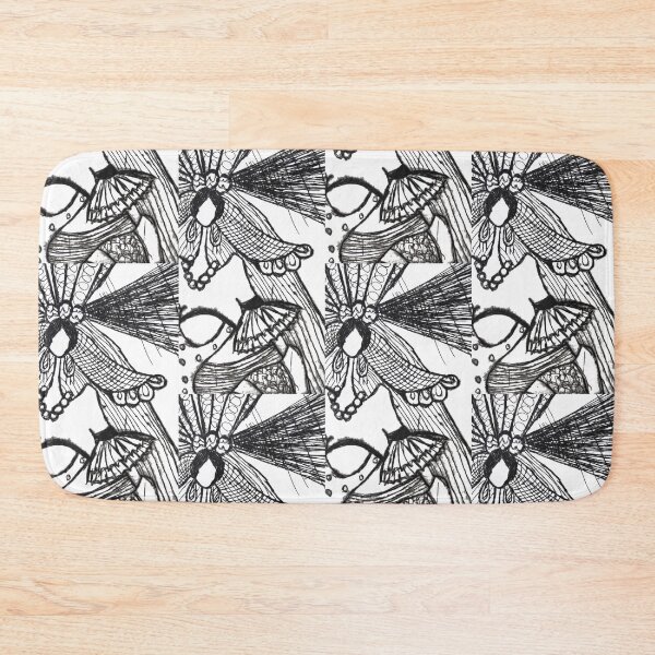 Item preview, Gipsy fashion sevillana illustration designed and sold by nuriart.