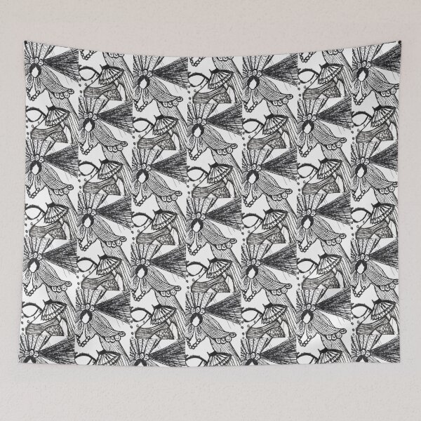 Item preview, Gipsy fashion sevillana illustration designed and sold by nuriart.
