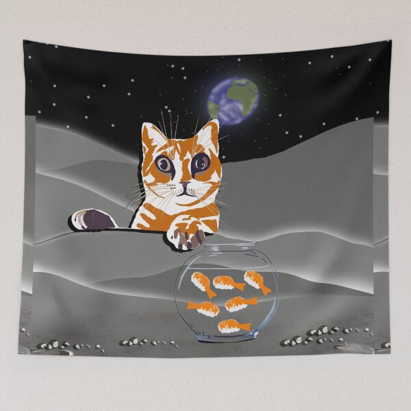 Item preview, Space cat adventures designed and sold by Weather gifts .