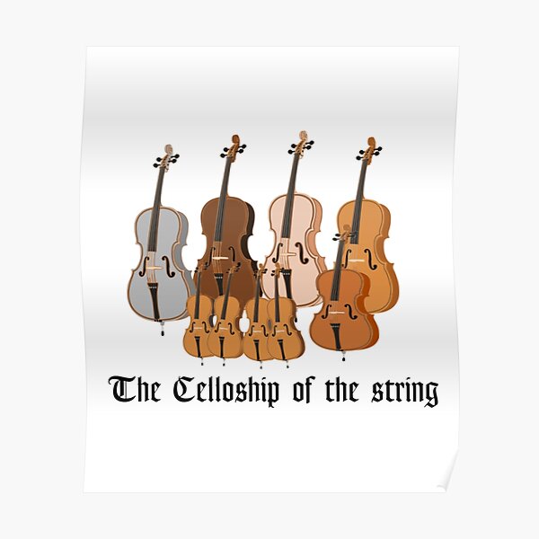 Posters Sur Le Theme Violoncelle Redbubble