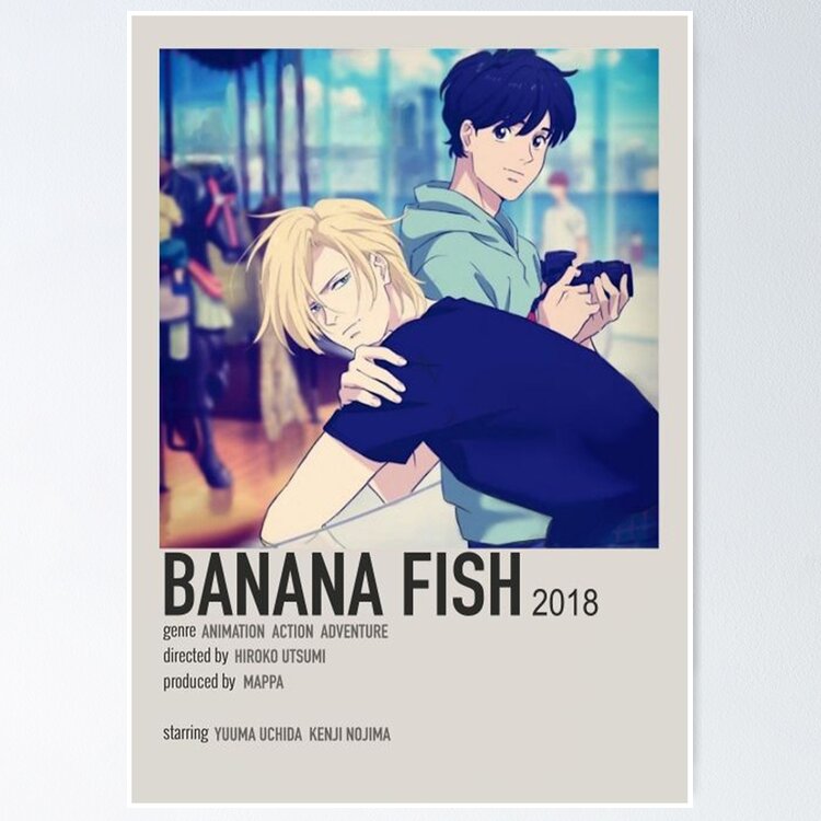 Banana Fish Anime Series Minimalist Poster  Anime printables, Anime films,  Anime canvas