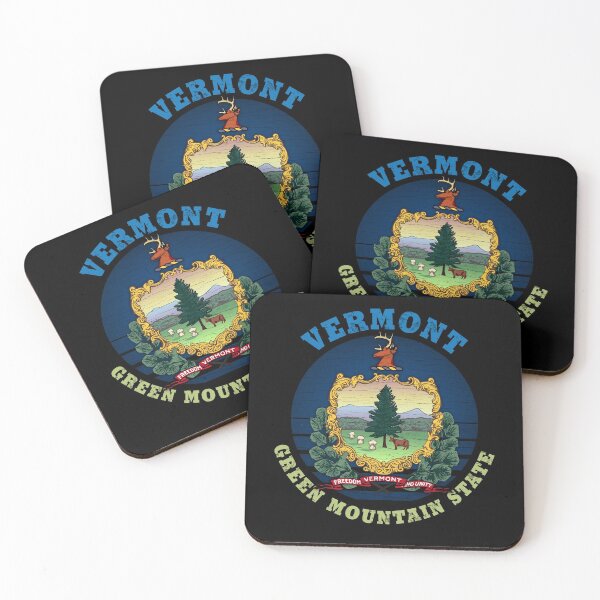 Artikelvorschau, VERMONT GRÜNE BERGSTAATSFAHNE entworfen und verkauft von Madjack Tees Kiwi SuperStore.