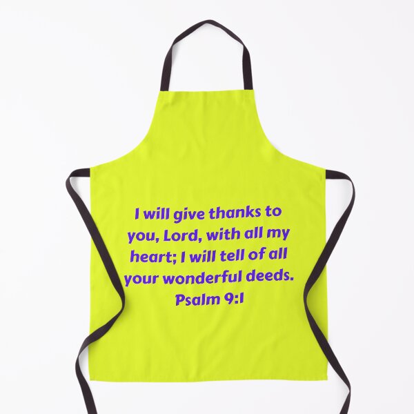 Artikelvorschau, Bible Verse Psalm 9:1 entworfen und verkauft von Prayingwarrior.