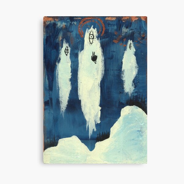 Item preview, Ghosts on wood designed and sold by Isberg Illustration.