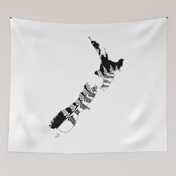 Item preview, New Zealand with Fern designed and sold by ARubyMoon.