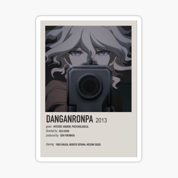 "Danganronpa minimalist poster" Sticker by MiikxCry | Redbubble