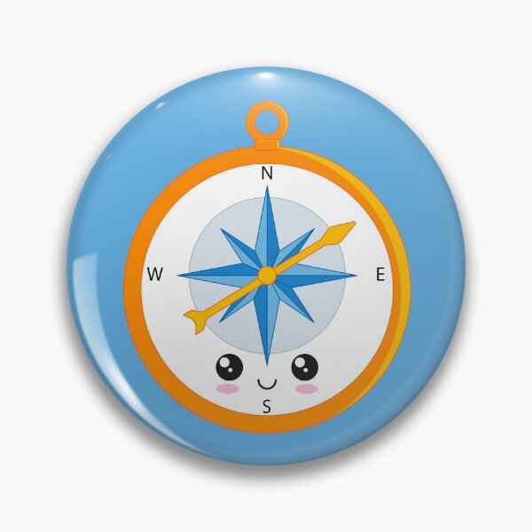 Item preview, Kawaii Compass designed and sold by Sheilahilldigi.