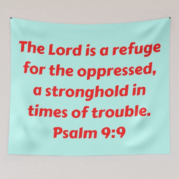 Item preview, Bible Verse Psalm 9:9 designed and sold by Prayingwarrior.