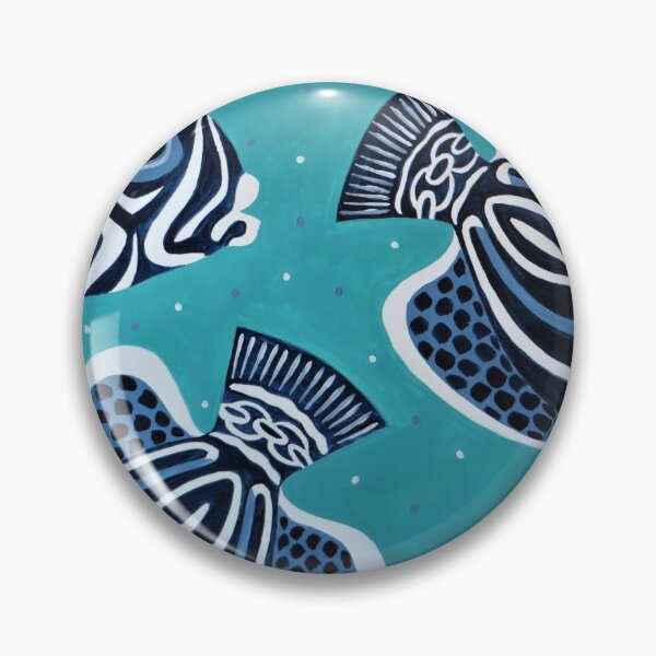 Item preview, juvenile emperor angel fish patterns, Exotic Fish Collection designed and sold by ban-yo.
