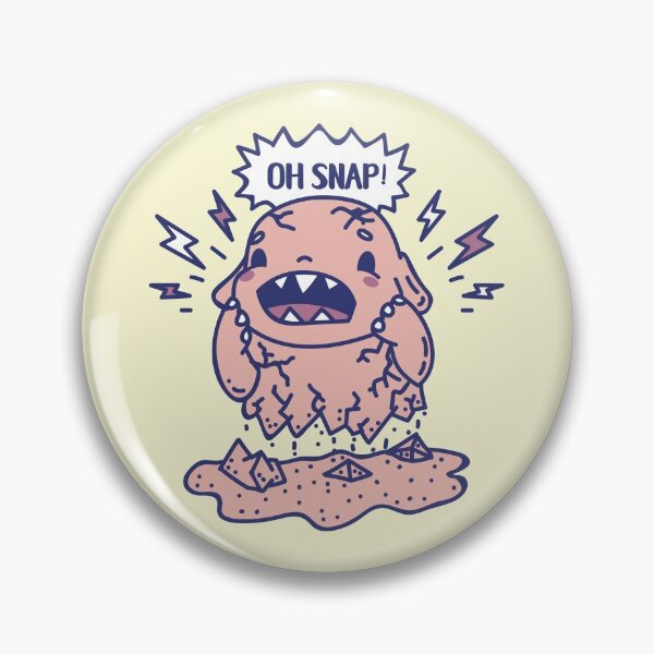 Item preview, Oh snap brittle monster designed and sold by SPIRIMAL.