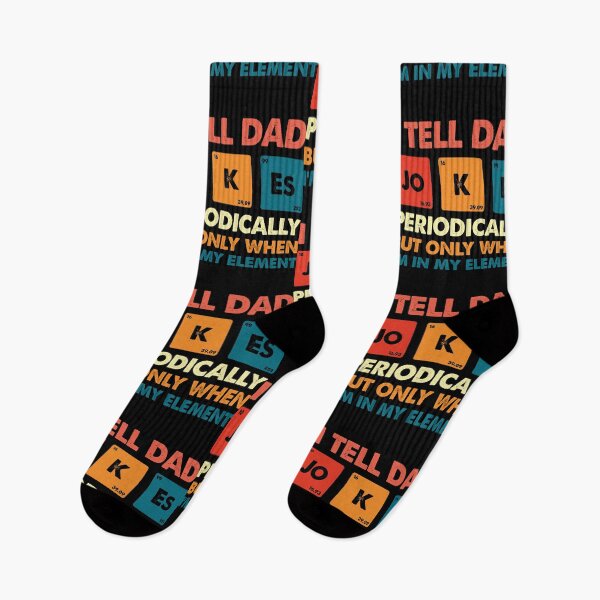 Item preview, I Tell Dad Jokes Periodically Funny Father's Day Gift Science Pun Vintage Chemistry Periodical Table Chart designed and sold by ambaart.