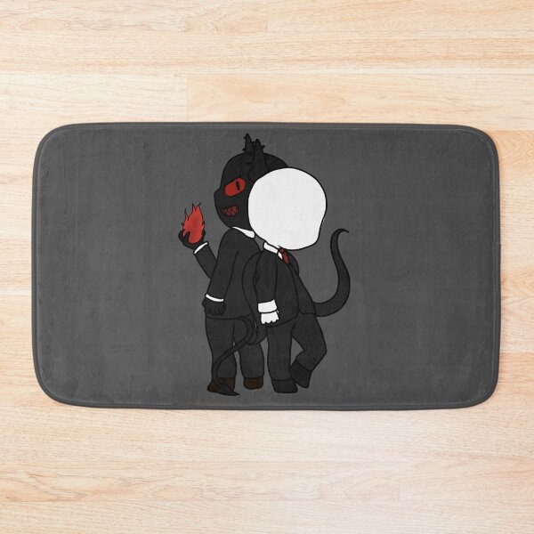 Item preview, cute creepypasta Slenderman and Zalgo chibi designed and sold by EveryCuteThings.