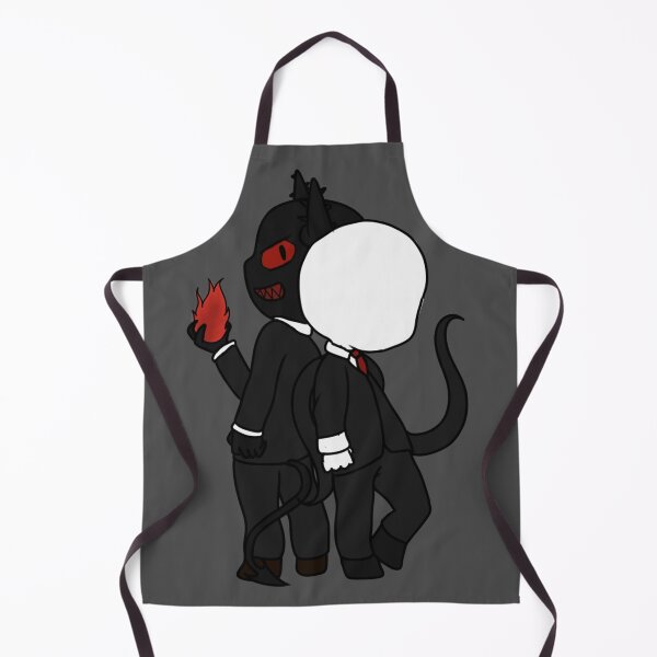Item preview, lindo creepypasta Slenderman y Zalgo chibi designed and sold by EveryCuteThings.