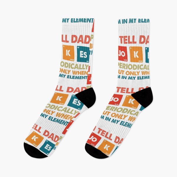 Item preview, I Tell Dad Jokes Periodically Funny Father's Day Gift Science Pun Vintage Chemistry Periodical Table Chart designed and sold by ambaart.