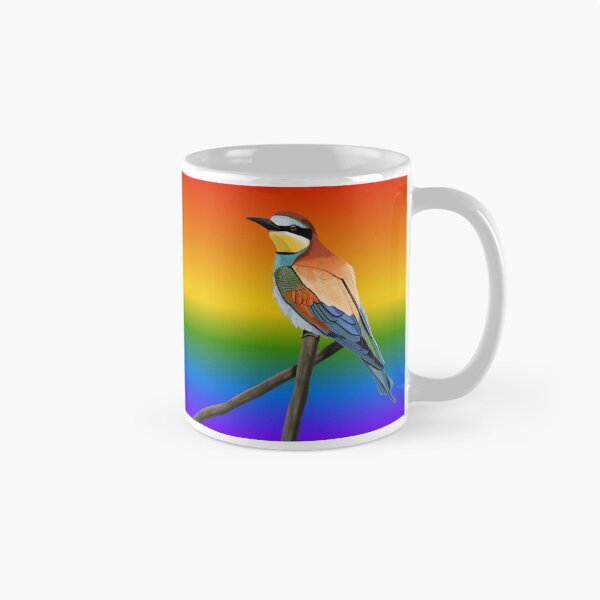 Item preview, Bee-Eater Rainbow Bird Birdlover Birdwatcher Diversity Pride designed and sold by jz-birds.