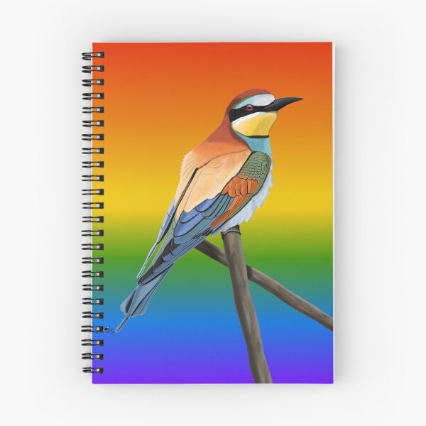 Item preview, Bee-Eater Rainbow Bird Birdlover Birdwatcher Diversity Pride designed and sold by jz-birds.