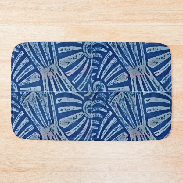 Item preview, diatom pattern blue and  white, Ocean Collection designed and sold by ban-yo.