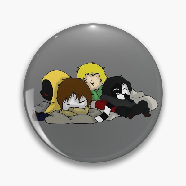 Item preview, creepypasta boys sleeping chibi designed and sold by EveryCuteThings.