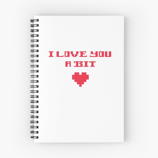 Item preview, I Love You A Bit - 8 Bit  designed and sold by N44Prints.