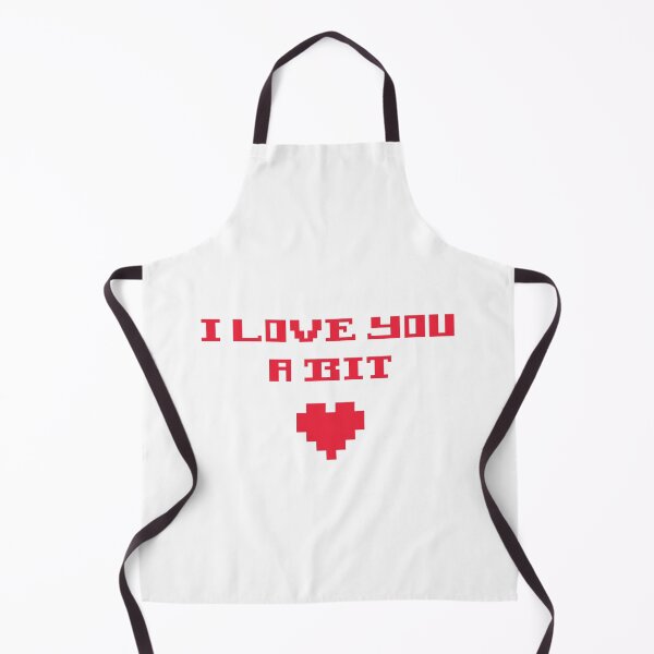 Item preview, I Love You A Bit - 8 Bit designed and sold by N44Prints.