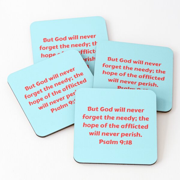 Artikelvorschau, Bible Verse Psalm 9:18 entworfen und verkauft von Prayingwarrior.