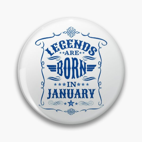 Item preview, Legend Are Born In January designed and sold by trekker63.