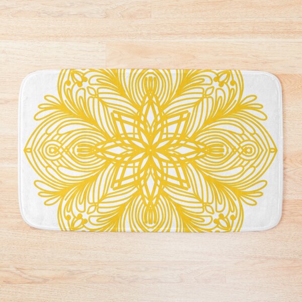 Item preview, Yellow Flower (Mandala) designed and sold by ojasha.