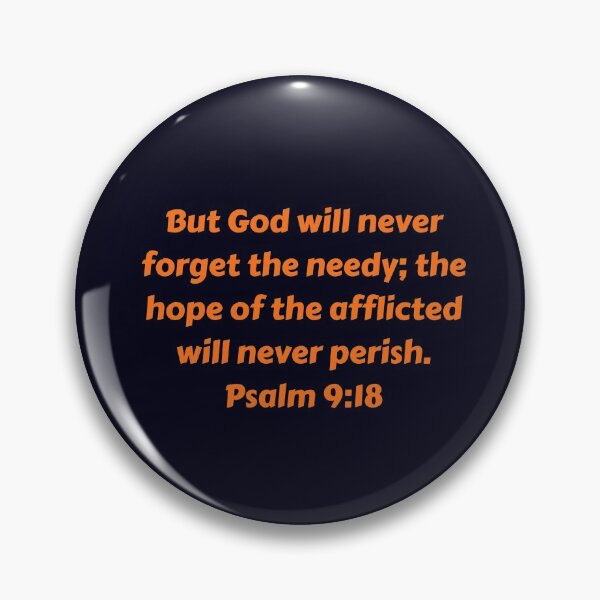 Item preview, Bible Verse Psalm 9:18 designed and sold by Prayingwarrior.