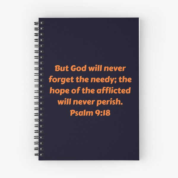 Artikelvorschau, Bible Verse Psalm 9:18 entworfen und verkauft von Prayingwarrior.