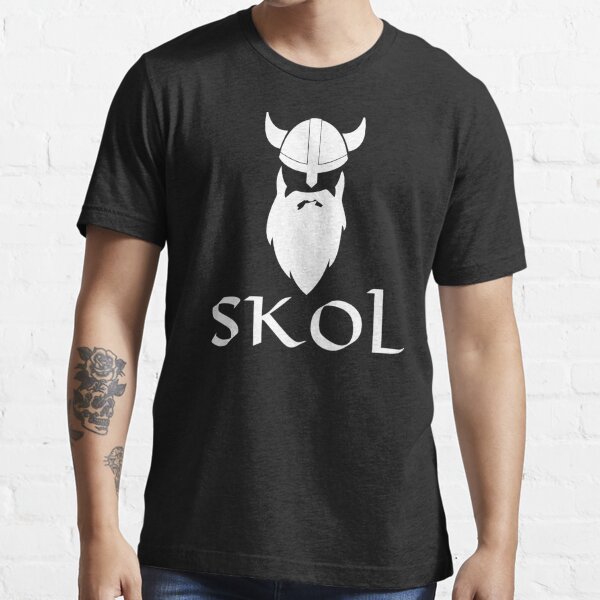 Skol Vikings Nordic Scandinavian Helmet Essential T-Shirt for